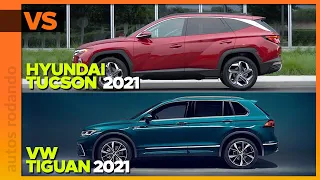 Hyundai TUCSON 2022 vs Vw TIGUAN 2021 🔥