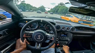 CUTTING UP IN TRAFFIC IN MY SHELBY GT350!! *POV DRIVE*