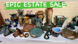 Rare Antiques at this Estate Sale / Shop with me Vlog Video / better than flea market