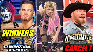 WWE ELIMINATION CHAMBER 2023 WINNERS ! BROCK LESNAR WRESTLEMANIA 39 MATCH | ALEXA BLISS FUTURE PLANS