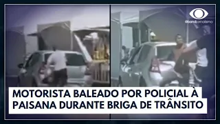 Briga de trânsito acaba com o homem baleado por PM | Bora Brasil