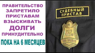 Приставам запрещено взыскивать долги принудительно? Правительство официально ввело мораторий!