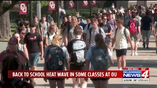 Students left with no air conditioning following lightning strike at OU