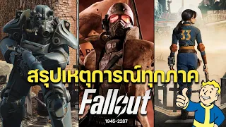 สรุปจักรวาล Fallout ทุกภาค 1-4 (1945-2287) | ☢️ ฟอลล์เอาท์ ภารกิจฝ่าแดนอันตราย