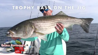 2023 SEASON - Episode 4  -  Trophy Striped Bass On The Jig,  Westerly, Rhode Island!