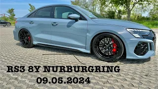 RS3 8Y - Nurburgring - Nordschleife - Touristenfahrten - yellow flags - 09.05.24