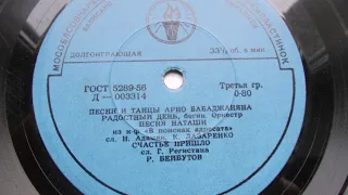 Эстр. оркестр п-у В. Людвиковского –  Радостный день (бегин) (1956 год)