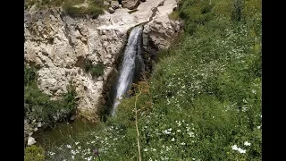 Израиль. Белый водопад. Голаны #  Israel. White waterfall. Golan