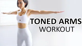 10 MIN TONED ARMS WORKOUT / No Equipment/ Standing Only || Hi Sunna