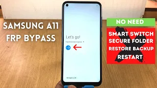 FRP Bypass Samsung A11 Android 10 [ 2021 Update]