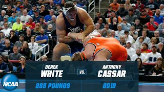 Derek White v. Anthony Cassar: FULL 2019 NCAA heavyweight championship match
