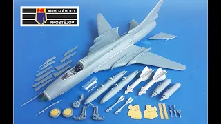 Su-22M4 Fitter K  Part 1 BUILD VIDEO Kovozávody Prostejov 1/72 scale