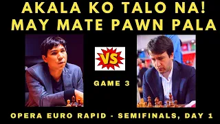 MATE PAWN! GANDANG ENDING! SO vs Rajabov Opera Euro Rapid - Semifinals, Day 1