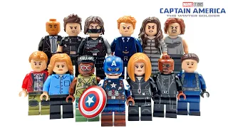 LEGO Captain America and The Winter Soldier How To Build All Main Characters
