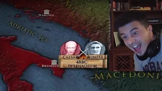 American Reacts Roman Civil War: Battle of Dyrrhachium | Kings and Generals - McJibbin Reacts