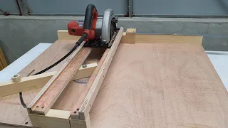 Making Circular Saw Crosscut & Miter Jig The Max Cut