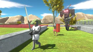 Escape from a Combat Robot - Animal Revolt Battle Simulator