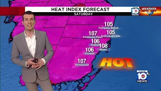 Saturday will be record hot day in South Florida