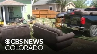 Eastern Greeley neighborhood flooded, covered in more than a foot of hail