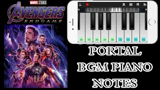 Avengers End Game Portal BGM Piano With NOTES || Perfect Piano || Hardik Sai || #avengersendgame