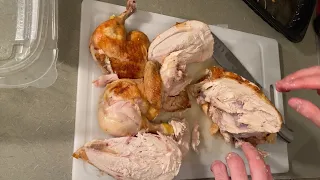 How to Break Down a COSTCO ROTISSERIE CHICKEN - For the Frugal Meal Prepper