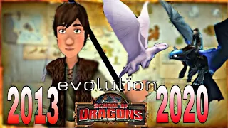 Evolution 2013 - 2021 School of dragons