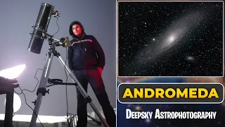 I Captured Andromeda Galaxy Through My Telescope Hindi l Andromeda Galaxy Through Telescope 🔭