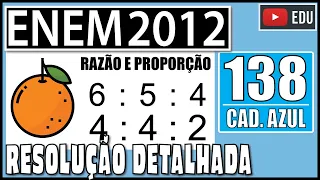 [ENEM 2012] 138 📘 RAZÃO E PROPORÇÃO José, Carlos e Paulo devem transportar em suas bicicletas uma