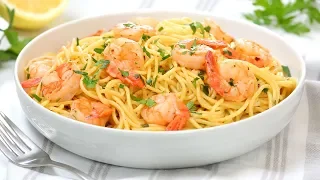 Shrimp Scampi Pasta | 15 Minute Dinner Recipe | Quick + Easy + Delicious