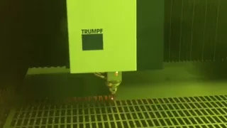 Trumpf fiber laser in action!