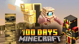 I Survive 100 Days in *EGYPT*  In Minecraft | DeadZilla