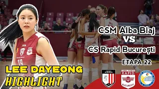 Lee Dayeong (이다영) Highlight | CSM Volei Alba Blaj vs CS Rapid Bucuresti Etapa 22 #leedayeong