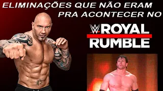 ELIMINAÇÕES QUE NÃO ERAM PRA ACONTECER NO ROYAL RUMBLE