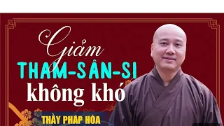 Giảm bớt Tham Sân Si để vui vẻ, hạnh phúc. T Pháp Hoà giảng Pháp.