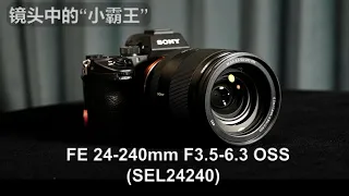 SONY FE 24-240mm F3.5-6.3 OSS (SEL24240) lens;  E-mount cheapest "one mirror to the world" equipment