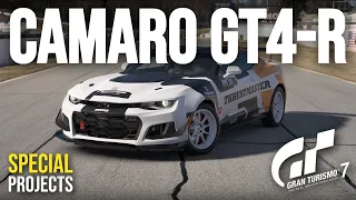 GT7 | Chevrolet Camaro GT4-R Rally Car Build Tutorial | Special Projects