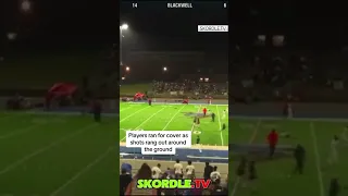 Chaos as shots fired at high school football game