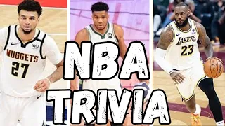 "Ultimate NBA Trivia Challenge: Test Your Basketball IQ!"