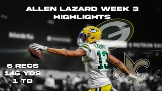 Allen Lazard Week 3 Highlights | Packers vs Saints