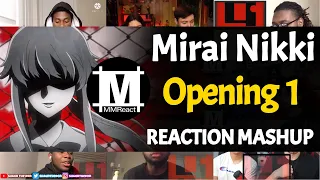 Mirai Nikki Opening 1 | Reaction Mashup
