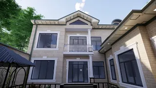 Двухэтажный проект дома (Дизайн проект)
