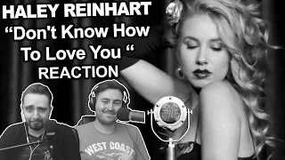 Singers Reaction/Review to "Haley Reinhart - Don't Know How To Love You"