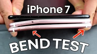 iPhone 7 vs 6S BEND Test!