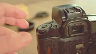 Loading Canon EOS 100 Film Camera With an Expired Kodak