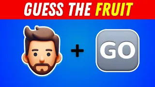 Guess the FRUIT by Emoji 🍍🍎🍓🍇 | Emoji Quiz 2024