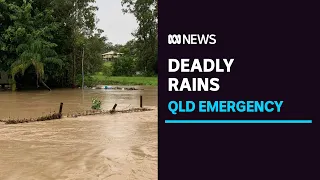 One woman dead, a man missing, as floodwaters sweep through Sunshine Coast Hinterland | ABC News