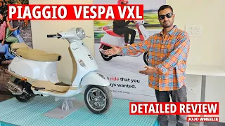 Piaggio  Vespa vxl Dual tone Scooter  | Most Detailed Review  | Price | Features | top speed