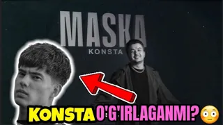 NAHOTKI BU ROST BO'LSA ......😳😬 KONSTA - MASKA REAKSYA, UZRAP REACTION