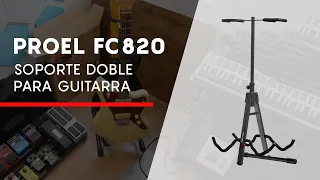 Soporte doble para guitarra Proel FC820