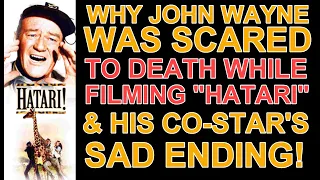 Why John Wayne was SCARED TO DEATH while filming "HATARI!" & his co-star's SAD LONELY END!